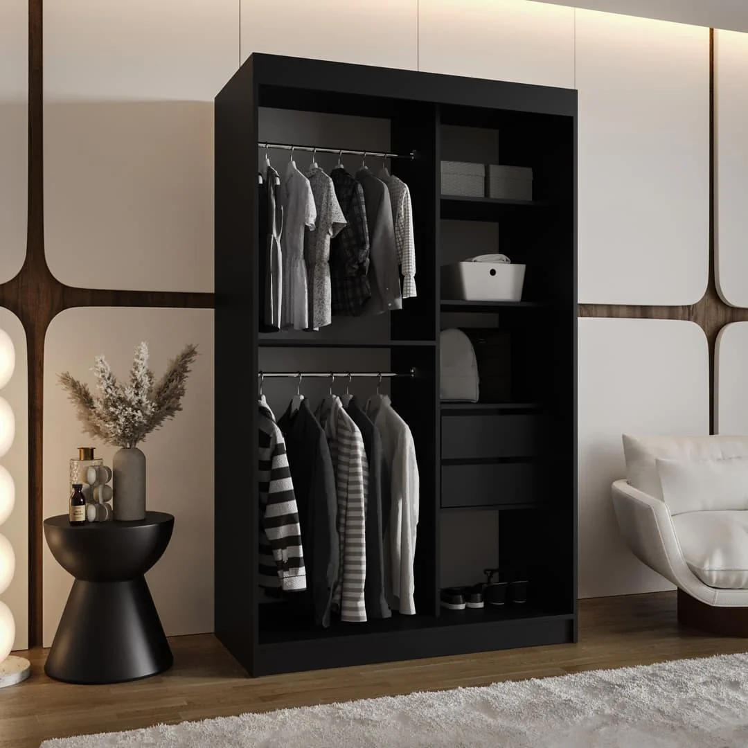 Rossa Sliding Door Wardrobe 120cm - Image 14