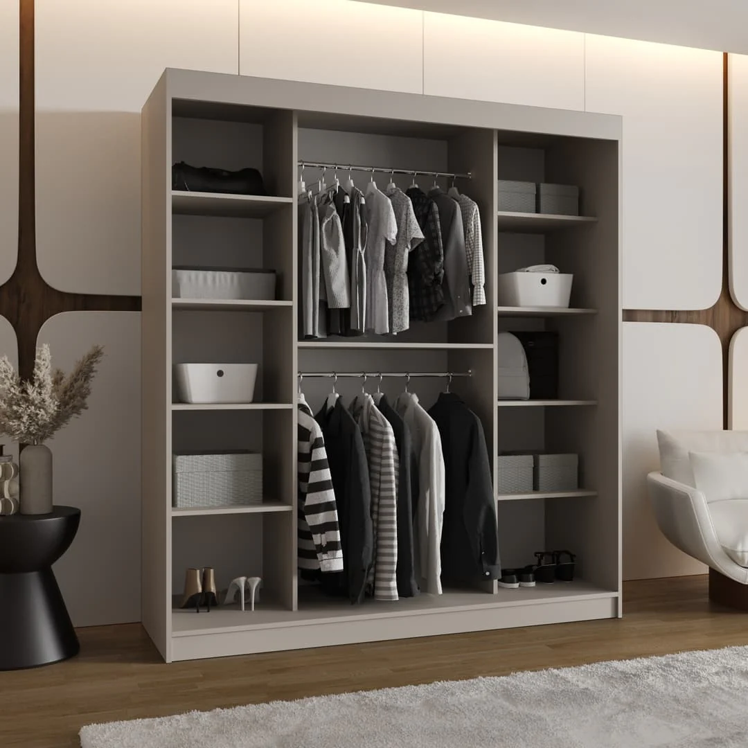 Rubino V2 Sliding Door Wardrobe 180cm - Image 7