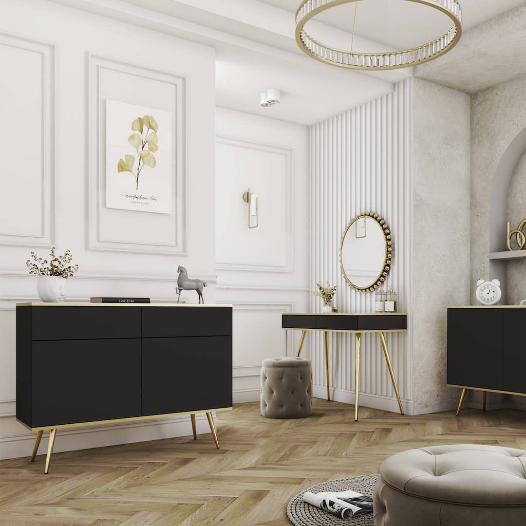 Oro Sideboard Cabinet 107cm - Image 8