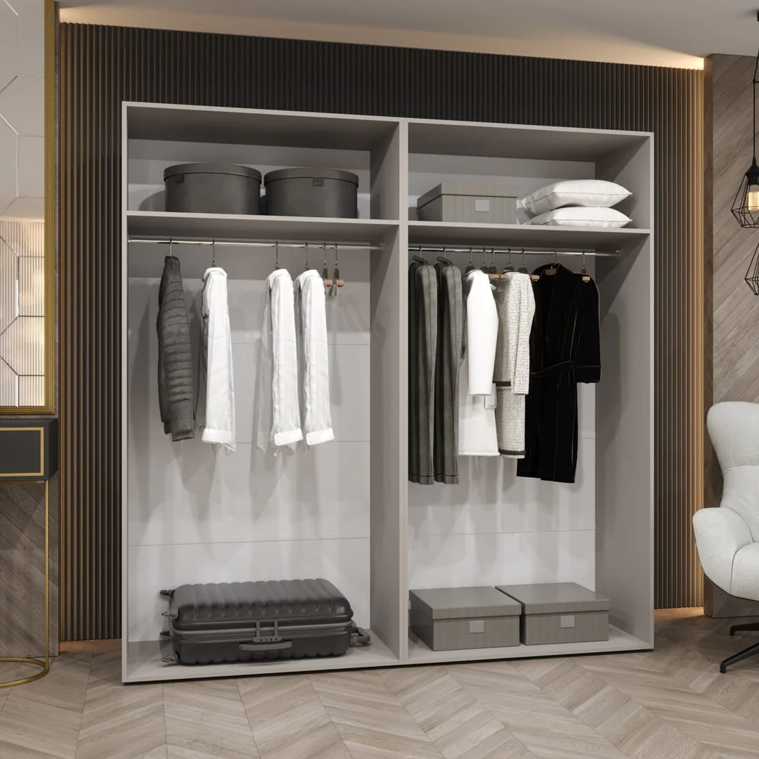 Bari II Hinged Door Wardrobe 200cm - Image 7