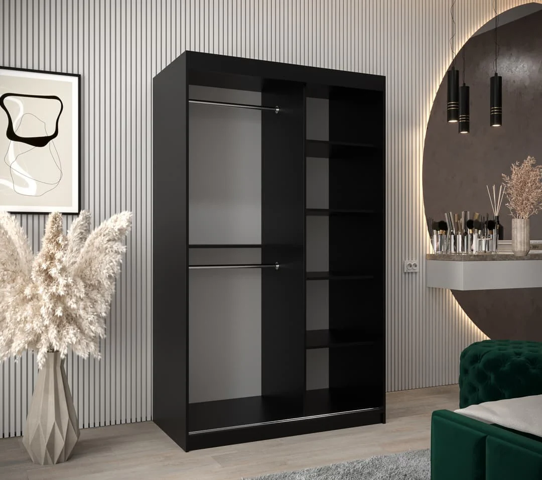 Parma III Sliding Door Wardrobe 120cm - Image 5
