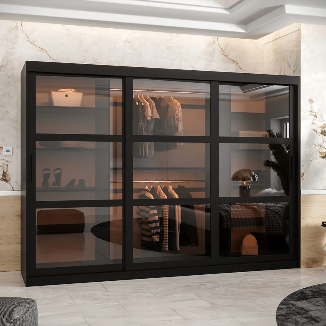 Parma Sliding Door Wardrobe 250cm - Image 6