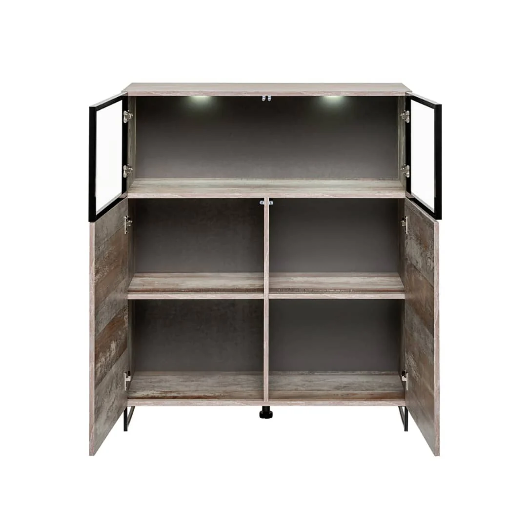 Plank Display Cabinet 100cm - Image 2