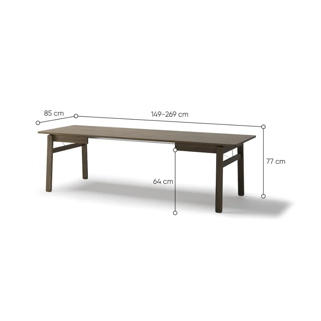 Plot PT-01 Extendable Dining Table 149cm - Image 5