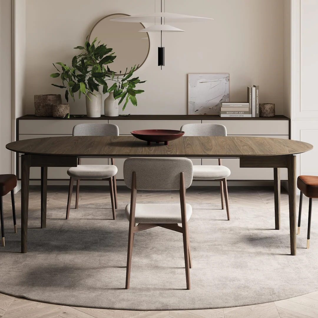 Plot PT-04 Extendable Dining Table 120cm - Image 7