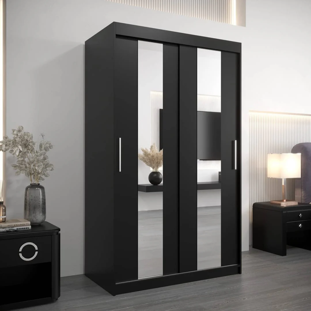 Pole Sliding Door Wardrobe 120cm - Image 10
