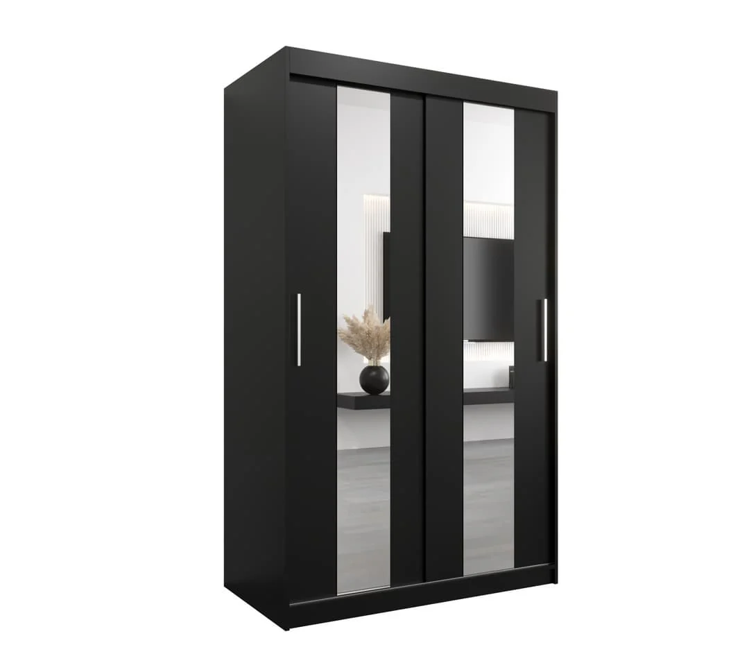 Pole Sliding Door Wardrobe 120cm - Image 11
