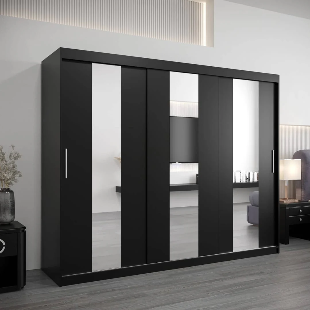 Pole Sliding Door Wardrobe 250cm - Image 10