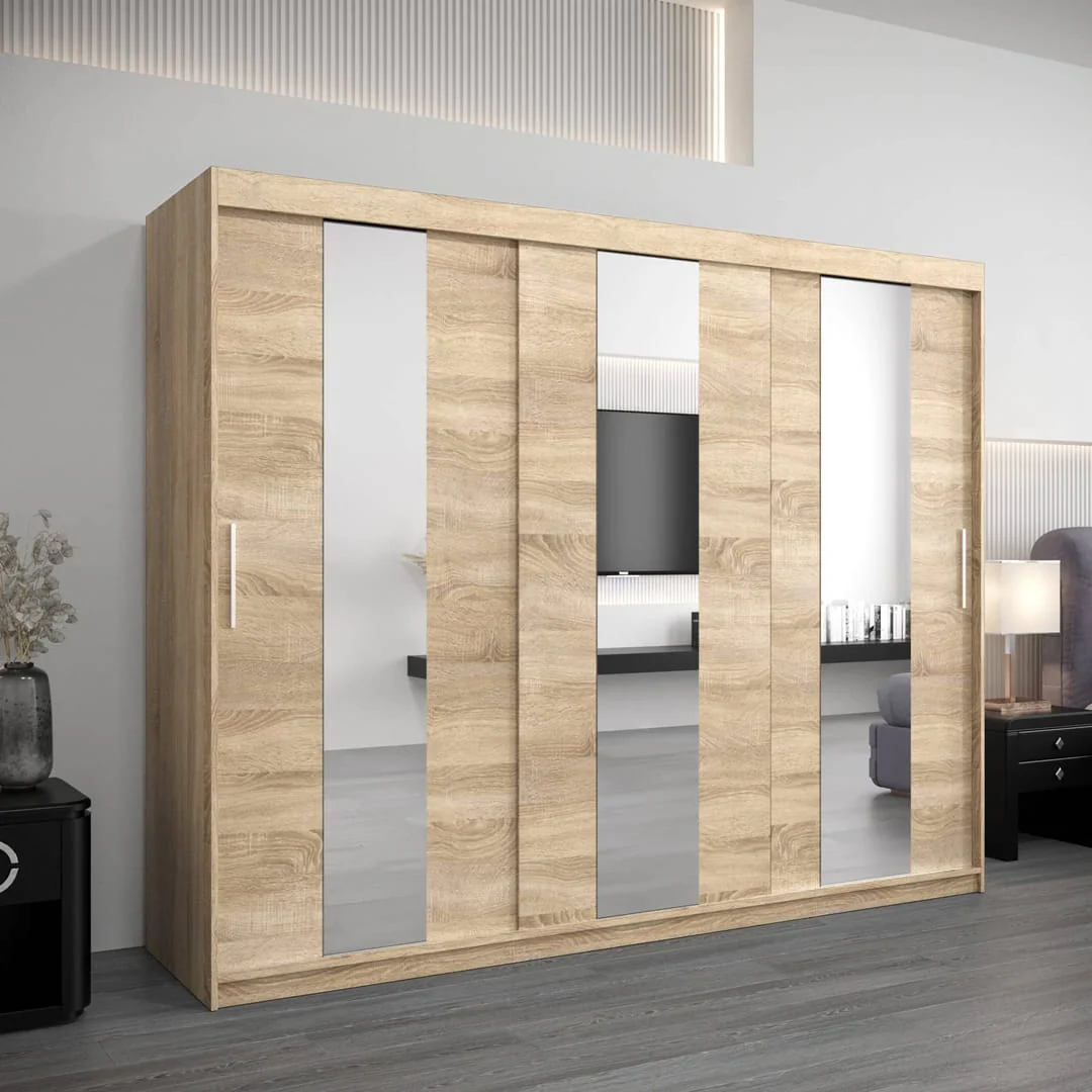 Pole Sliding Door Wardrobe 250cm - Image 15