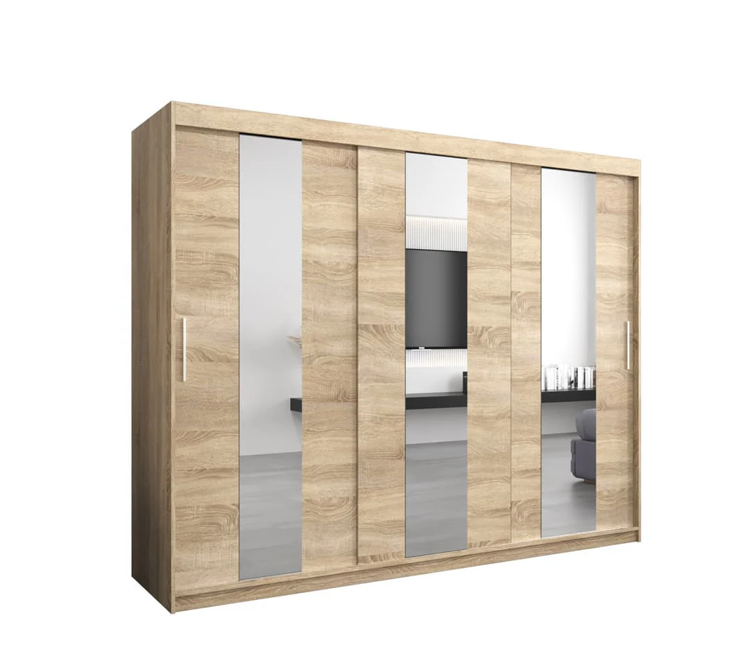Pole Sliding Door Wardrobe 250cm - Image 16