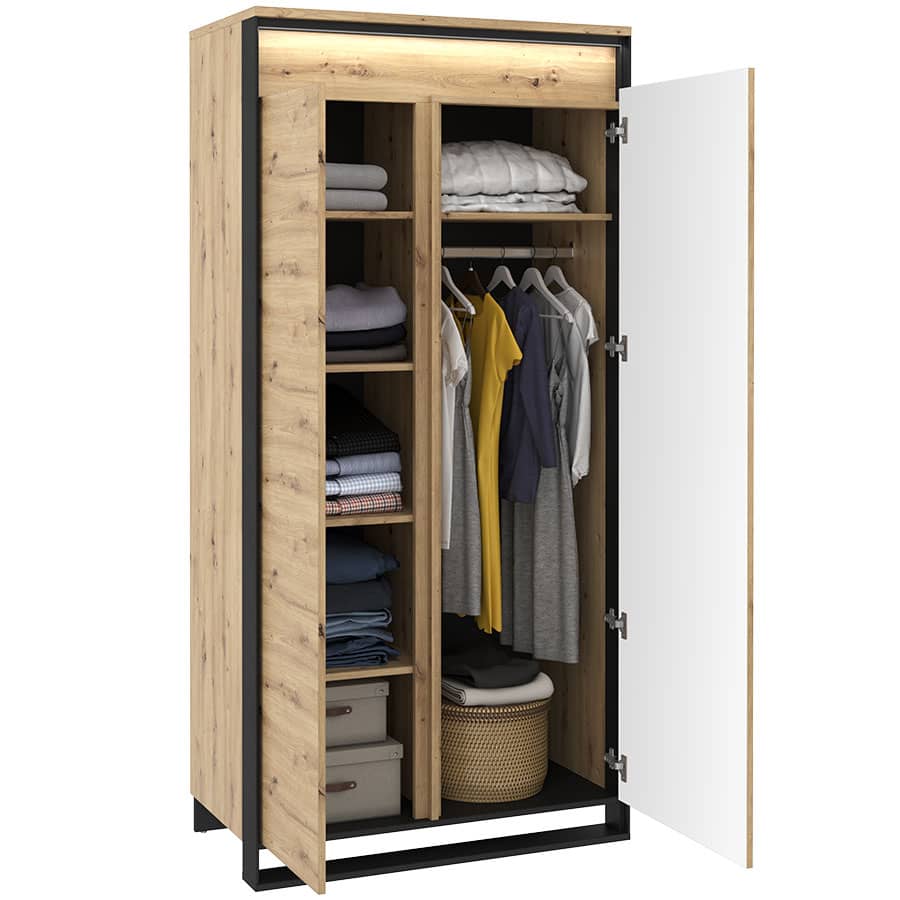 Quant QA-01 Hinged Wardrobe 95cm - Image 2
