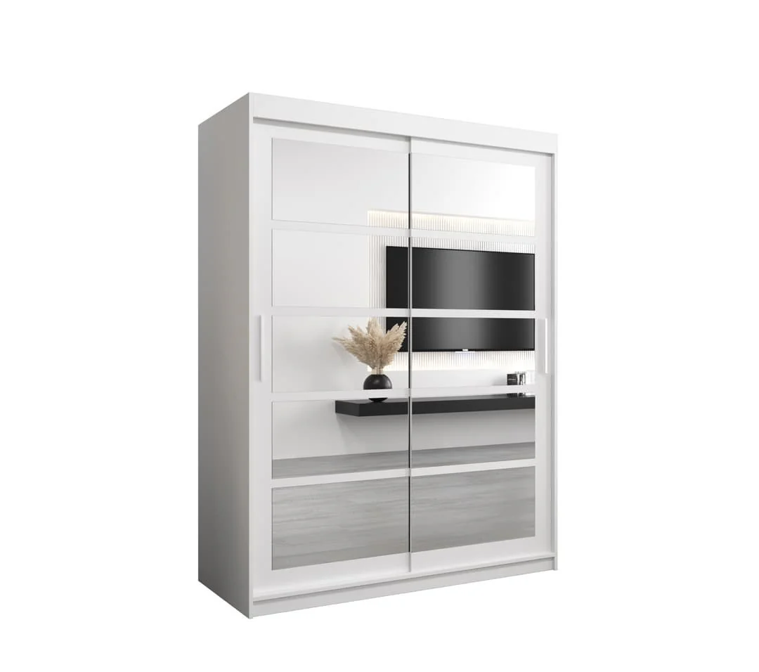 Roma II Sliding Door Wardrobe 150cm - Image 6