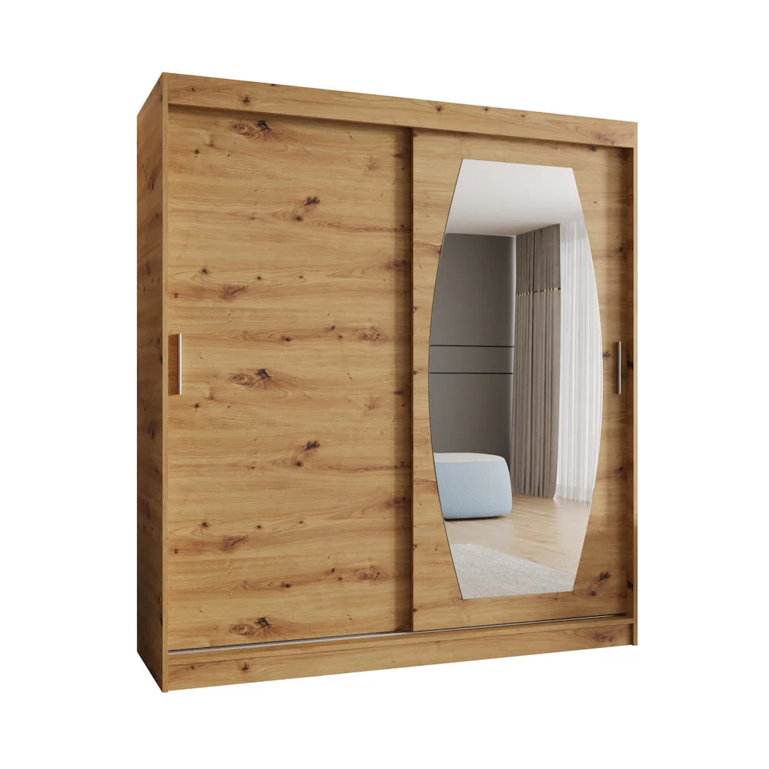 Rossa Sliding Door Wardrobe 180cm - Image 7