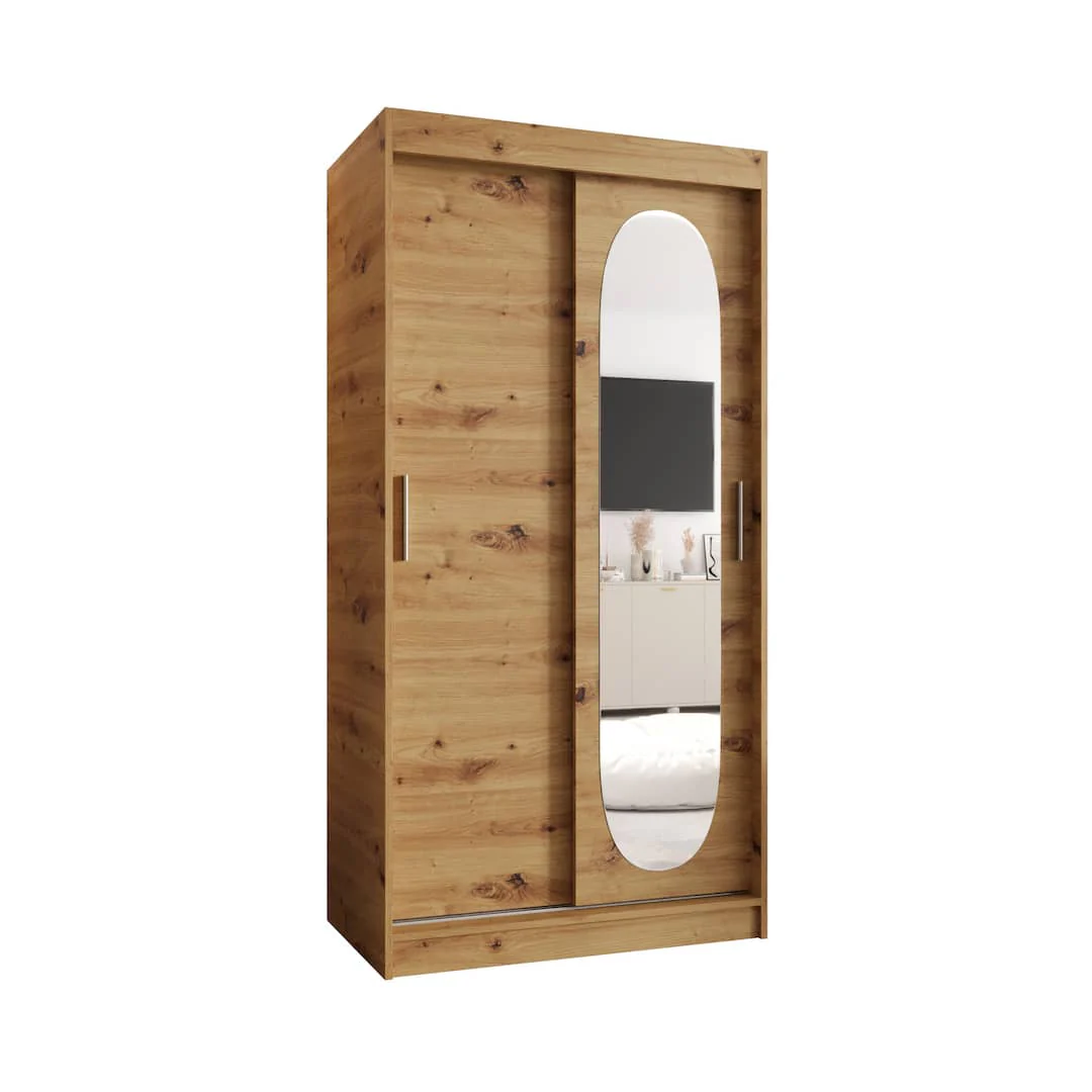 Royal Sliding Door Wardrobe 100cm - Image 9