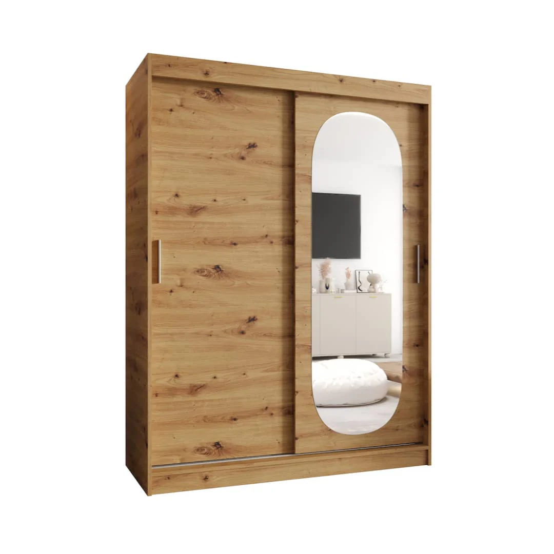 Royal Sliding Door Wardrobe 150cm - Image 9