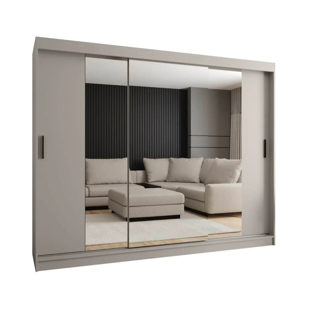 Rubino T2 Sliding Door Wardrobe 250cm - Image 9
