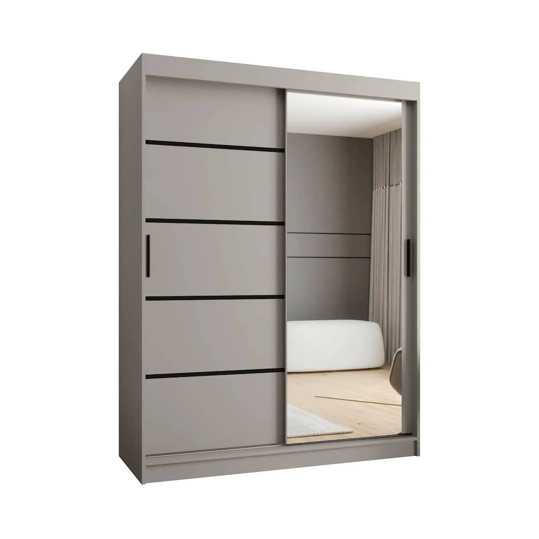 Rubino V2 Sliding Door Wardrobe 150cm - Image 9
