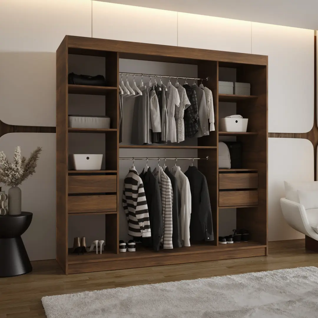 Rubino V2 Sliding Door Wardrobe 200cm - Image 3