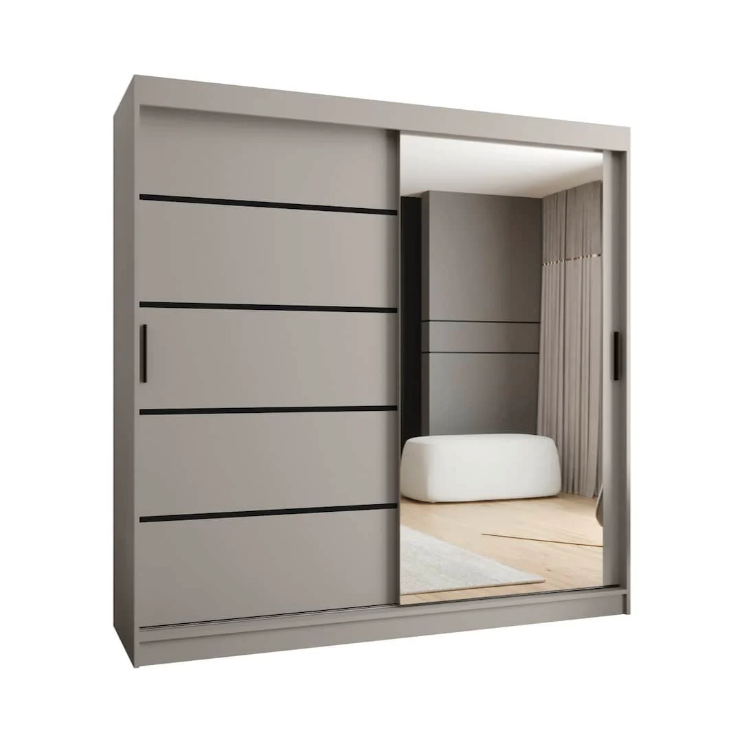 Rubino V2 Sliding Door Wardrobe 200cm - Image 9
