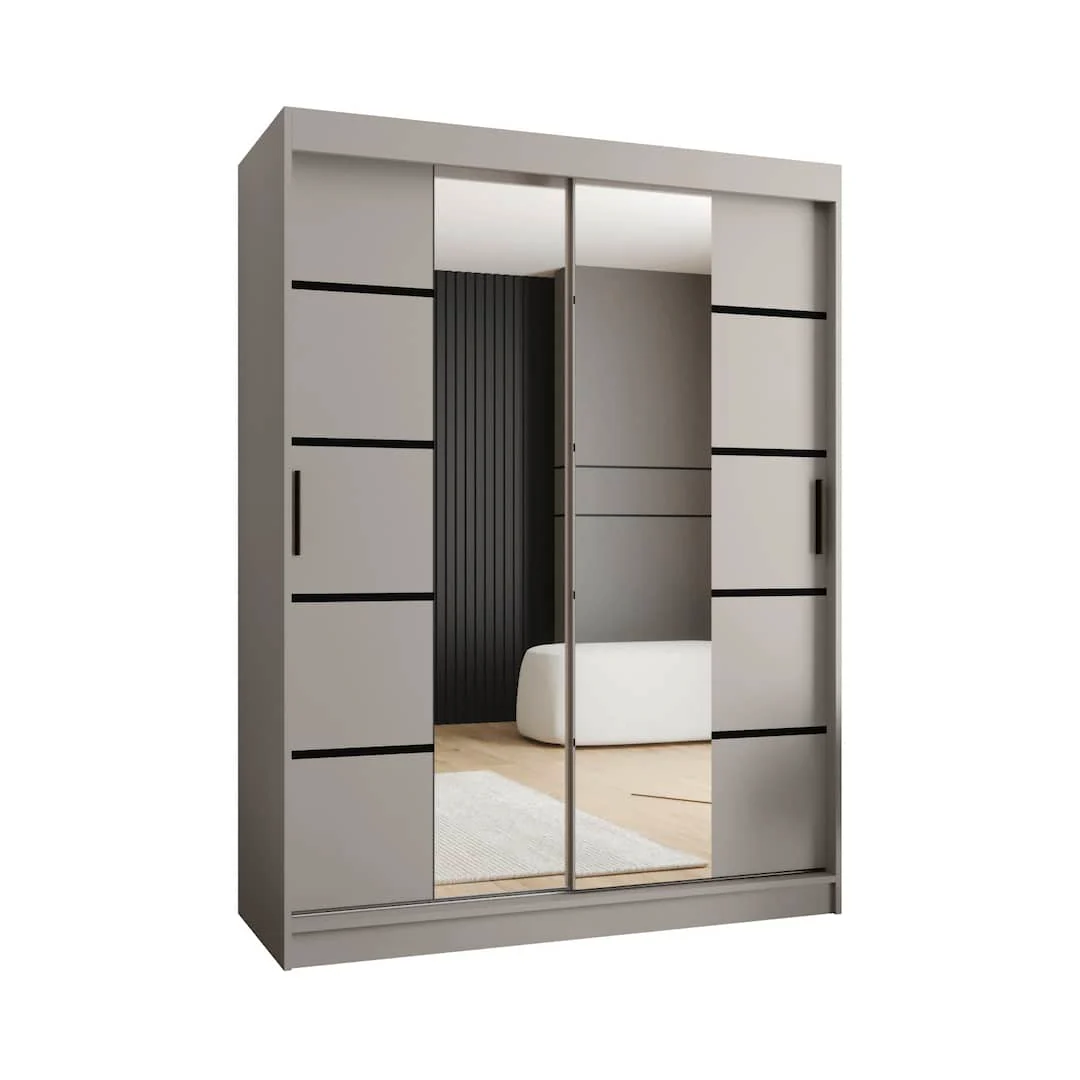 Rubino V4 Sliding Door Wardrobe 150cm - Image 9