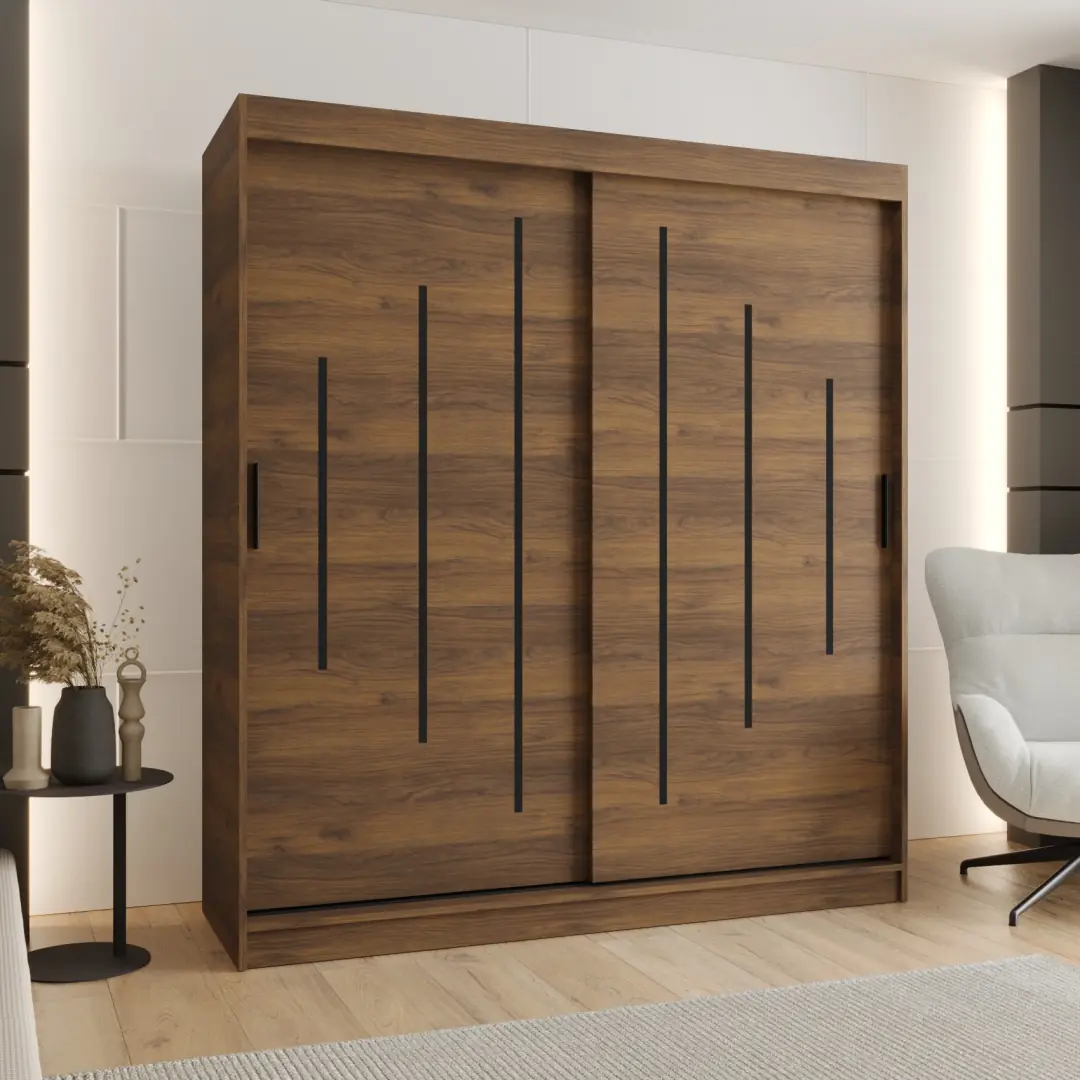 Rubino Y Sliding Door Wardrobe 180cm