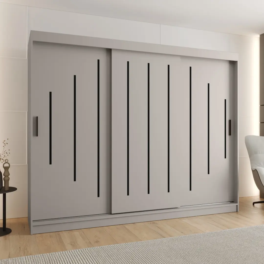 Rubino Y Sliding Door Wardrobe 250cm - Image 6