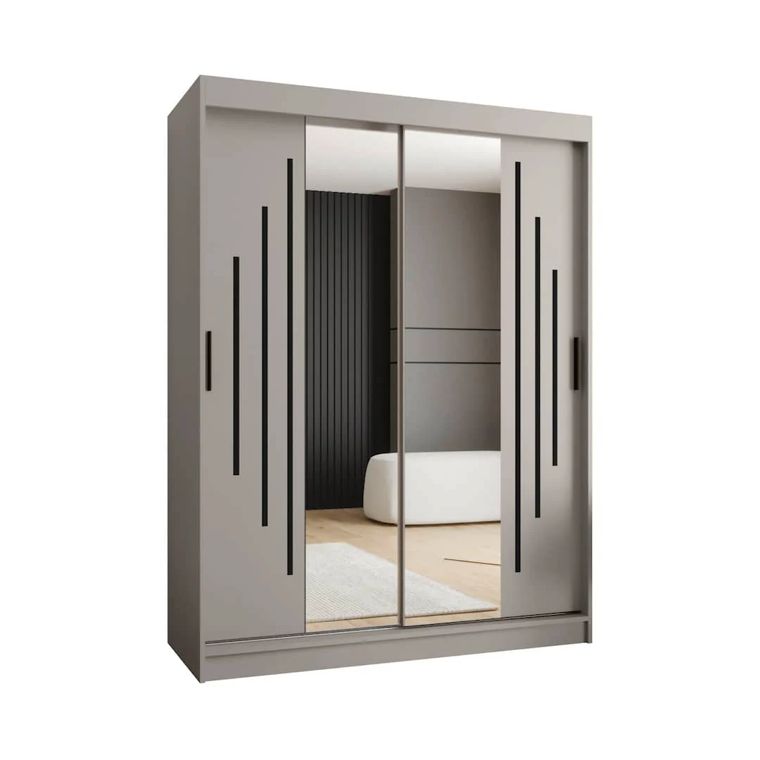 Rubino Y1 Sliding Door Wardrobe 150cm - Image 8
