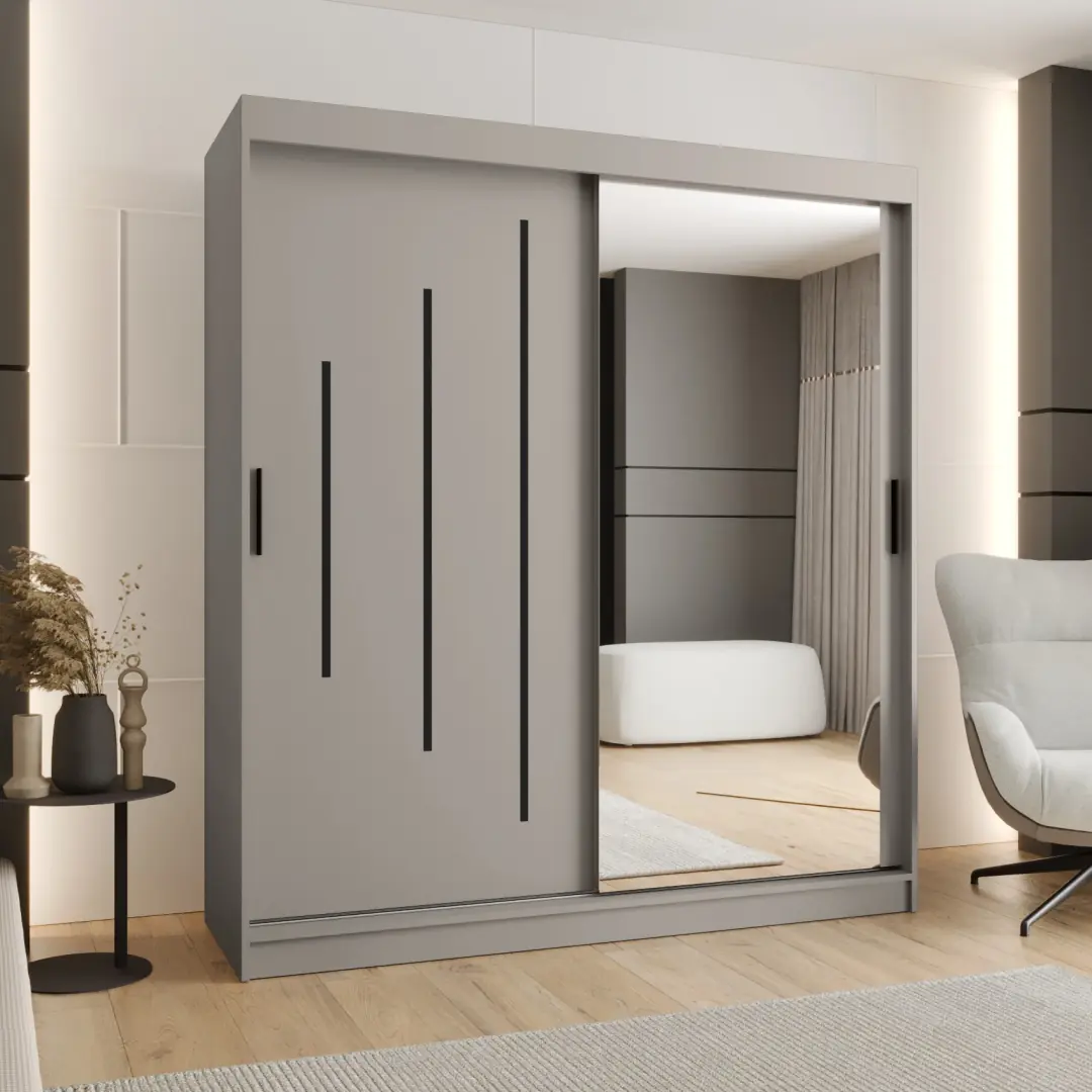 Rubino Y2 Sliding Door Wardrobe 180cm - Image 6