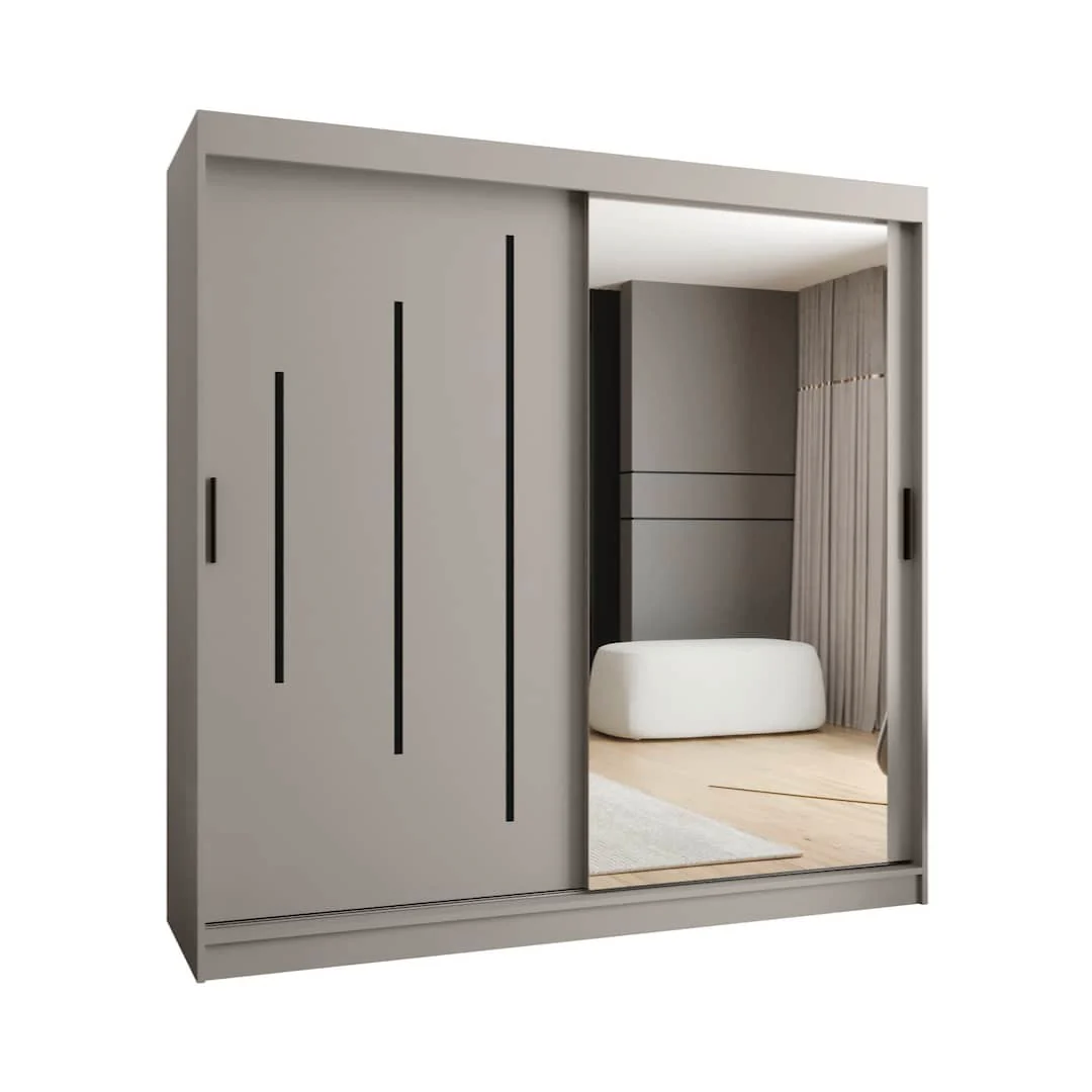 Rubino Y2 Sliding Door Wardrobe 200cm - Image 9