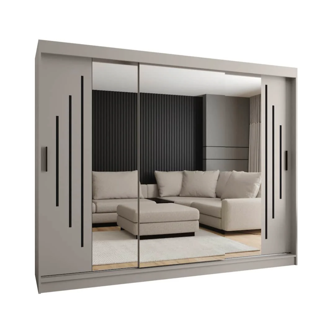 Rubino Y2 Sliding Door Wardrobe 250cm - Image 9