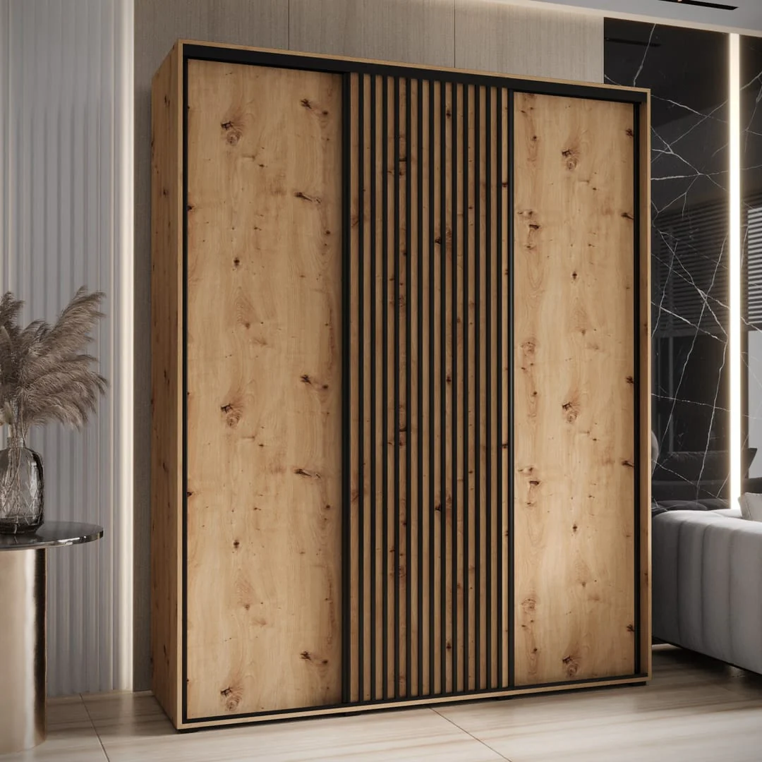 Sapporo I Sliding Door Wardrobe 200cm - Image 4