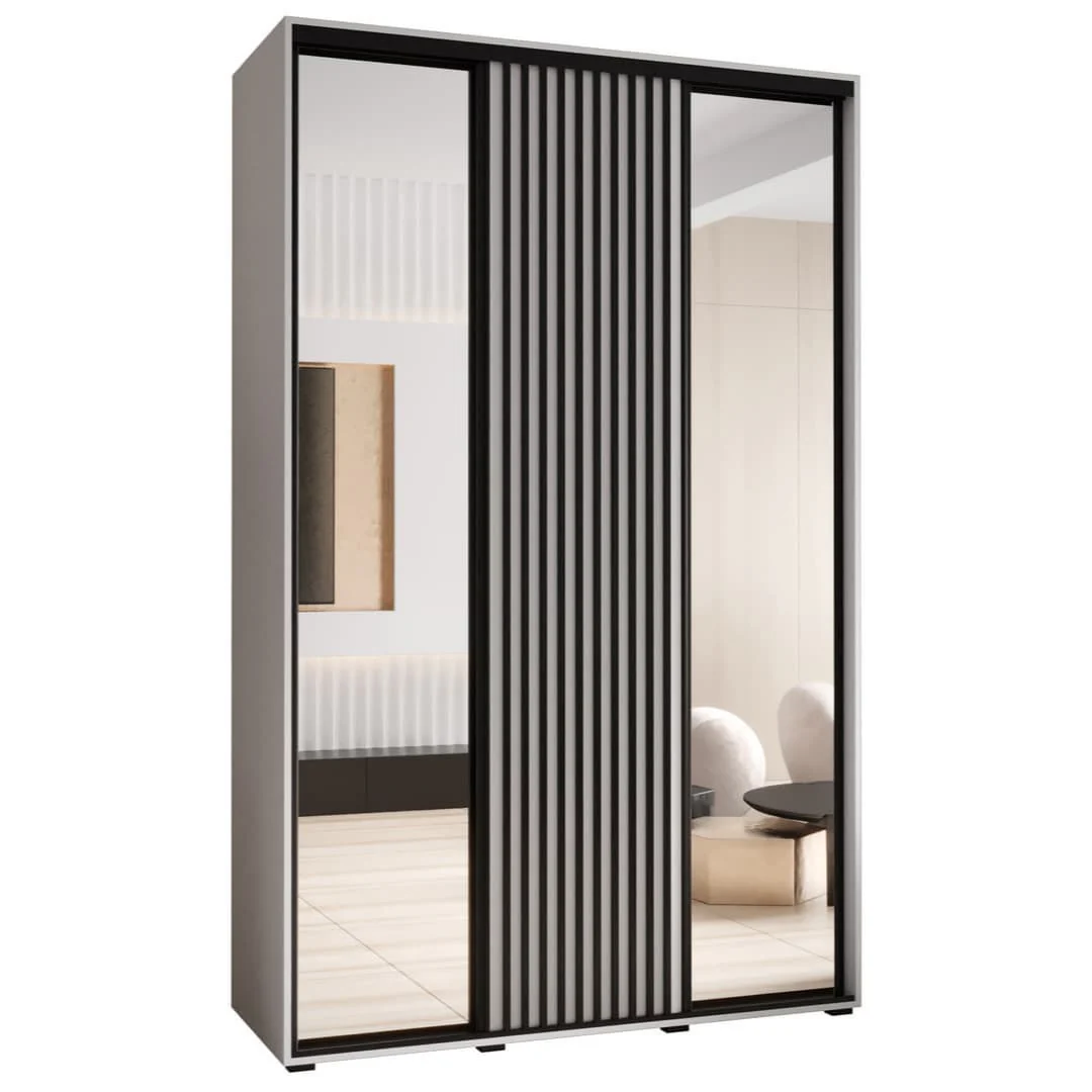 Sapporo II Sliding Door Wardrobe 150cm - Image 9