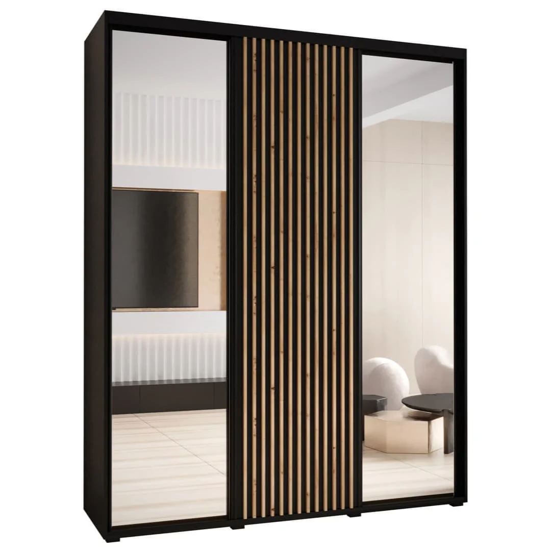 Sapporo II Sliding Door Wardrobe 190cm - Image 9