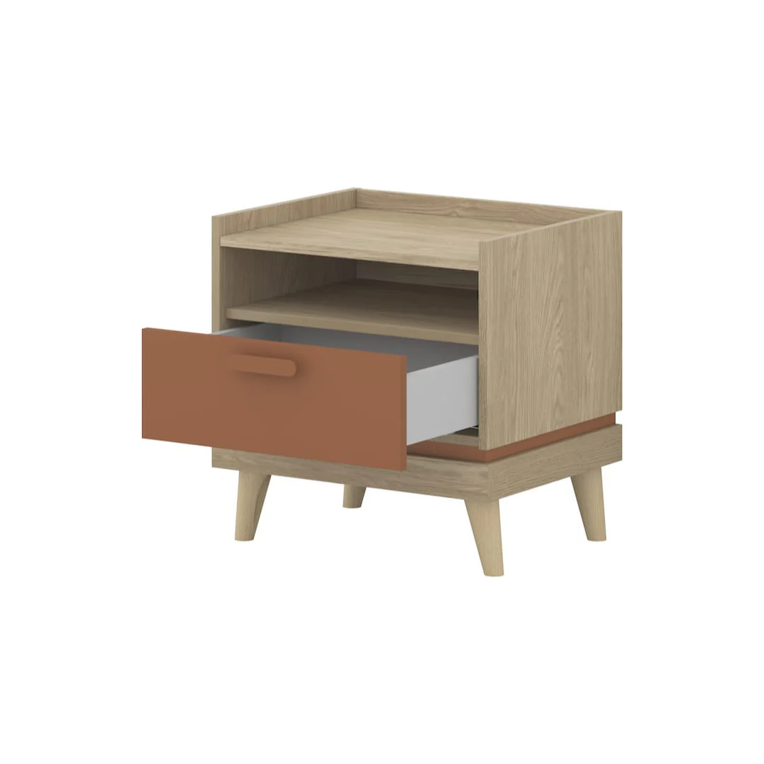 Scandi Bedside Table 50cm - Image 10