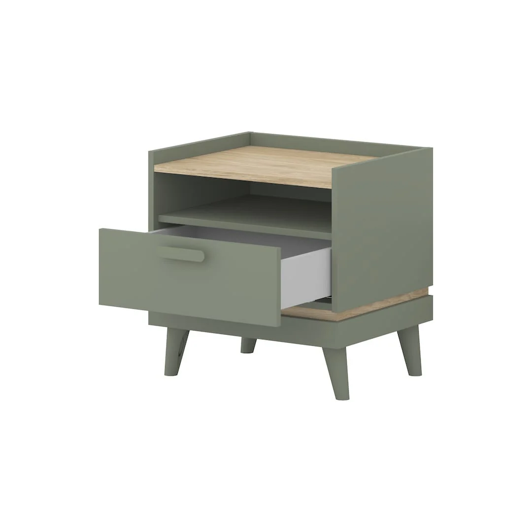 Scandi Bedside Table 50cm - Image 3