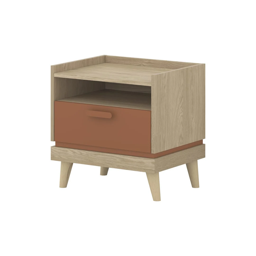 Scandi Bedside Table 50cm - Image 9