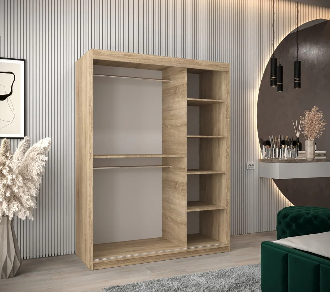 Seville Sliding Door Wardrobe 150cm - Image 16