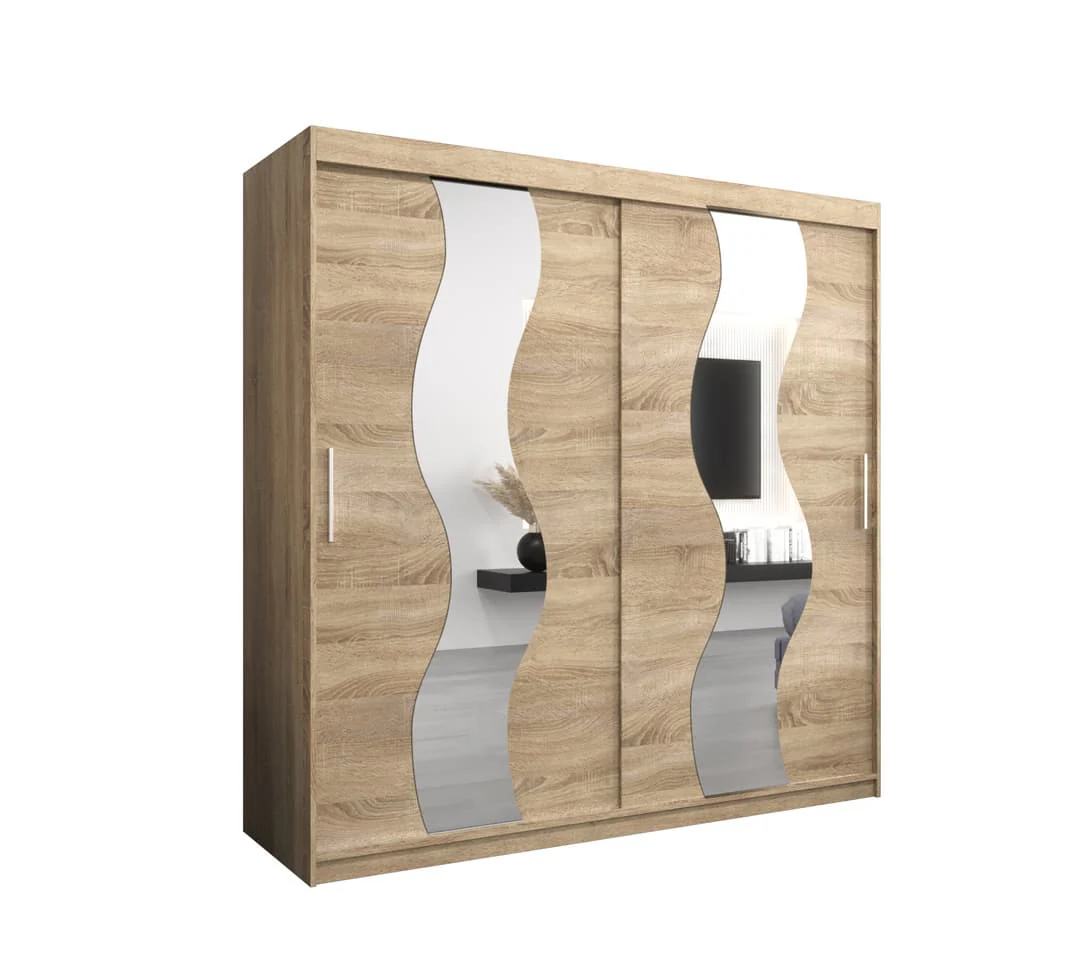 Seville Sliding Door Wardrobe 200cm - Image 15