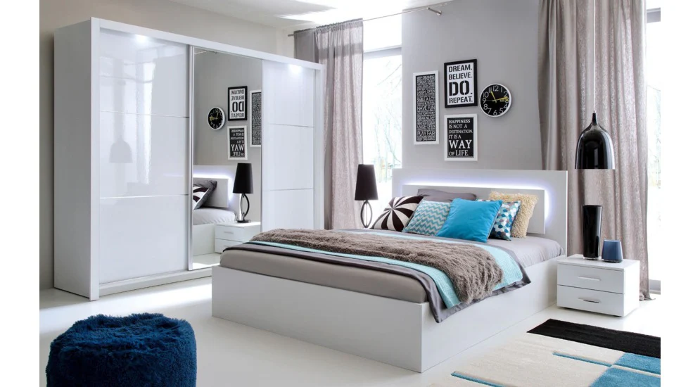 Siena Bed Frame with LED [EU King] - Image 3