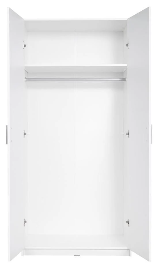 Snow 02 Hinged Wardrobe 92cm - Image 2