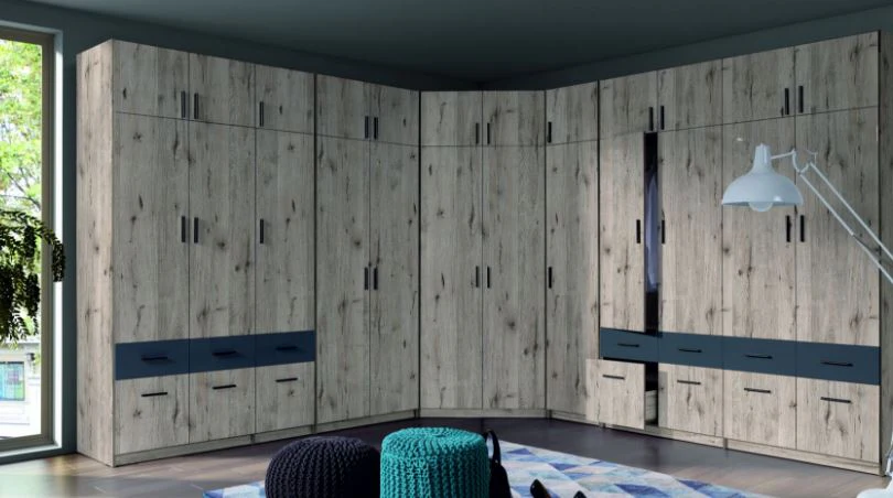 Snow 02 Hinged Wardrobe 92cm - Image 6