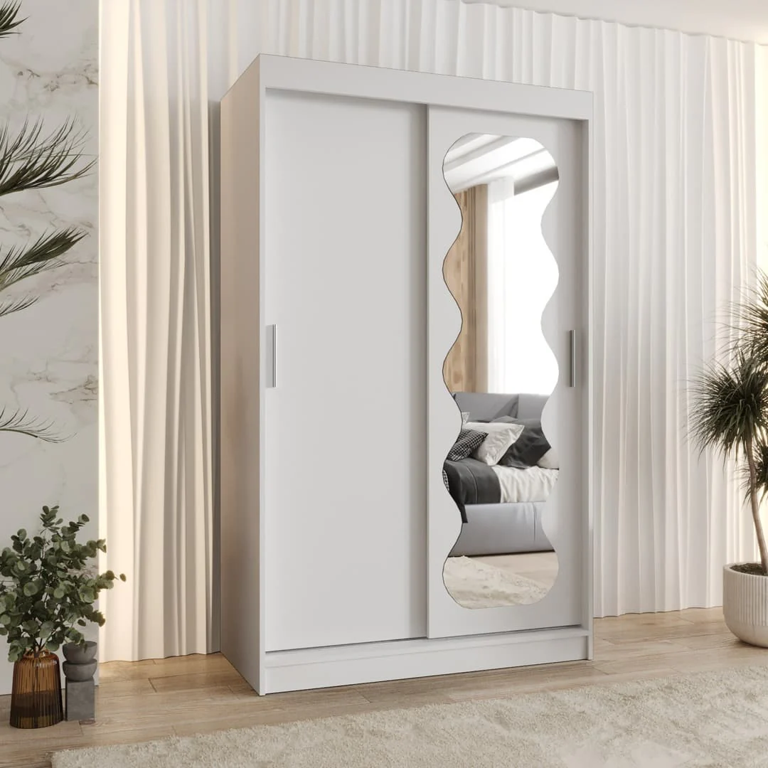 Spoti Sliding Door Wardrobe 120cm - Image 6