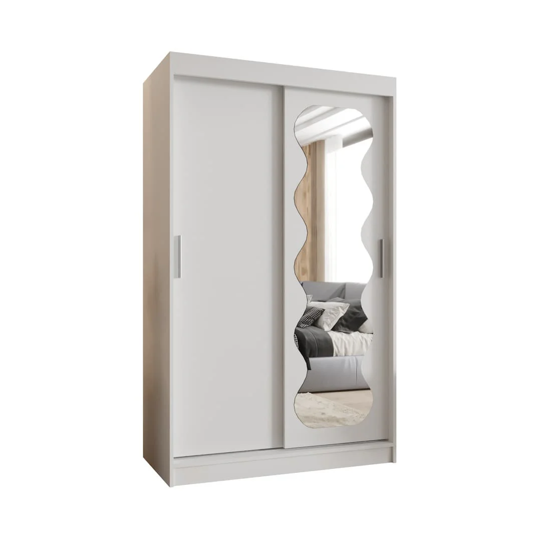 Spoti Sliding Door Wardrobe 120cm - Image 7