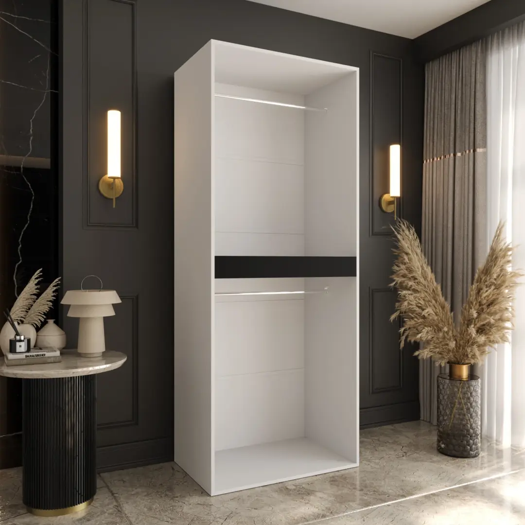 Tempo Hinged Door Wardrobe 90cm - Image 2