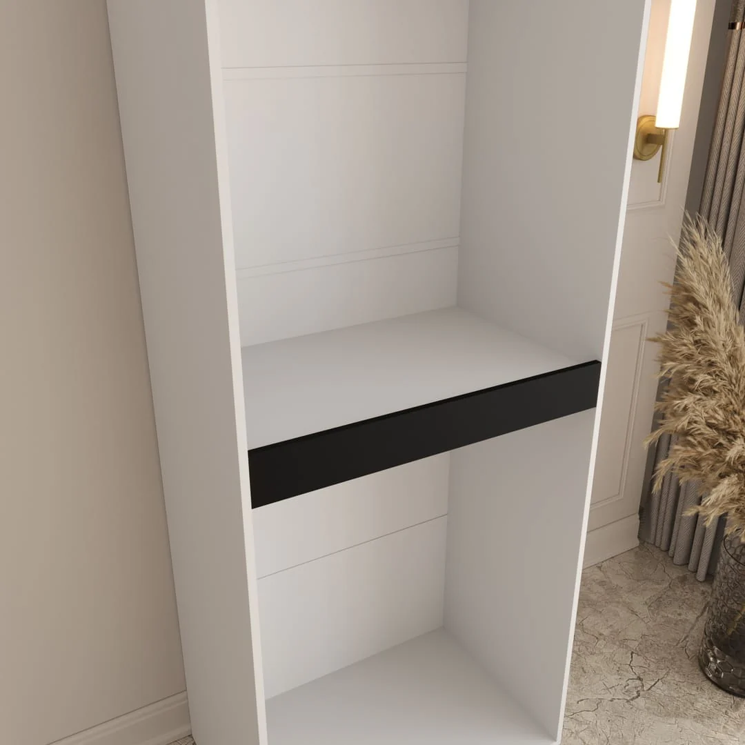 Tempo Hinged Door Wardrobe 90cm - Image 8