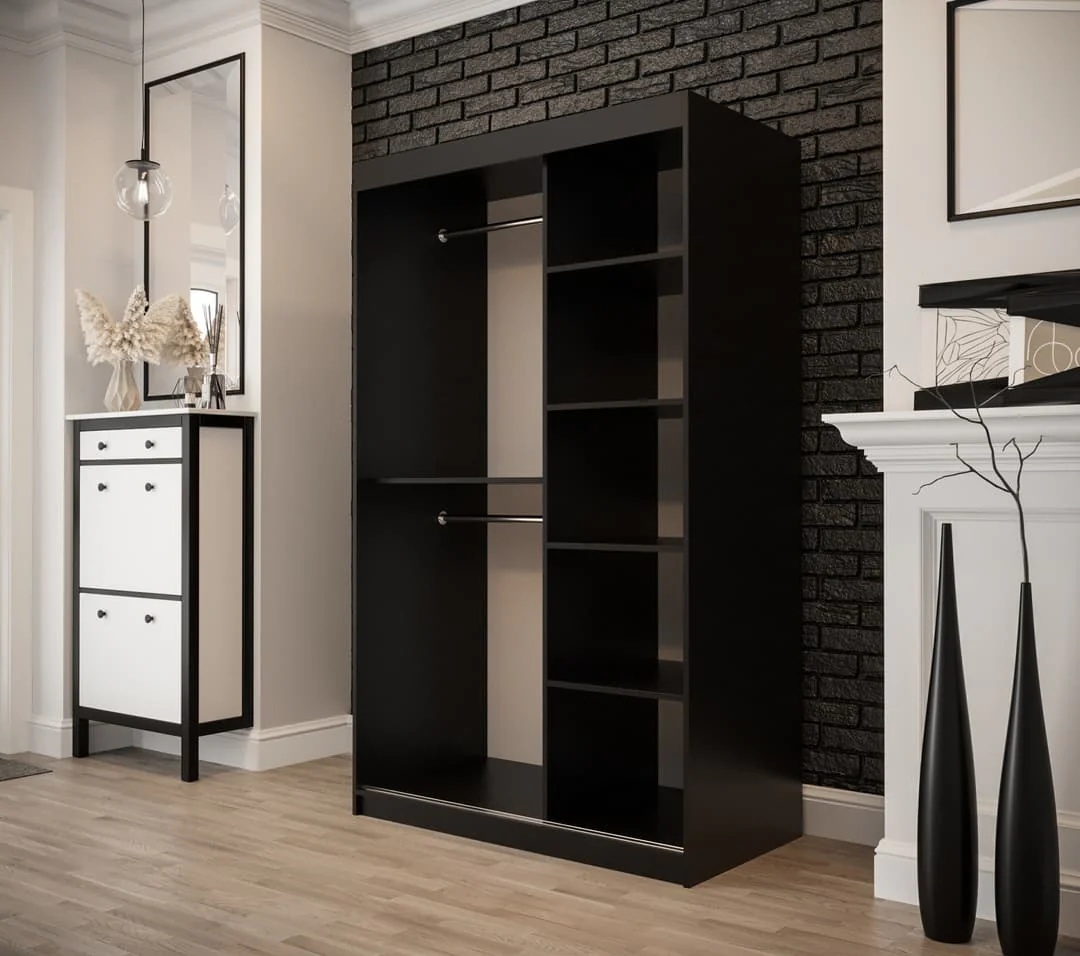 Tilburg Sliding Door Wardrobe 120cm - Image 3
