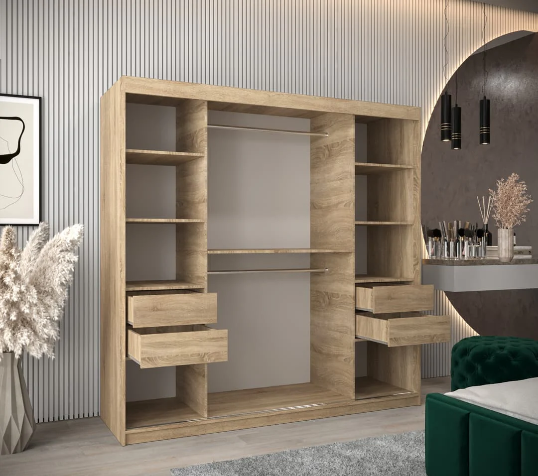 Tokyo I Sliding Door Wardrobe 200cm - Image 16