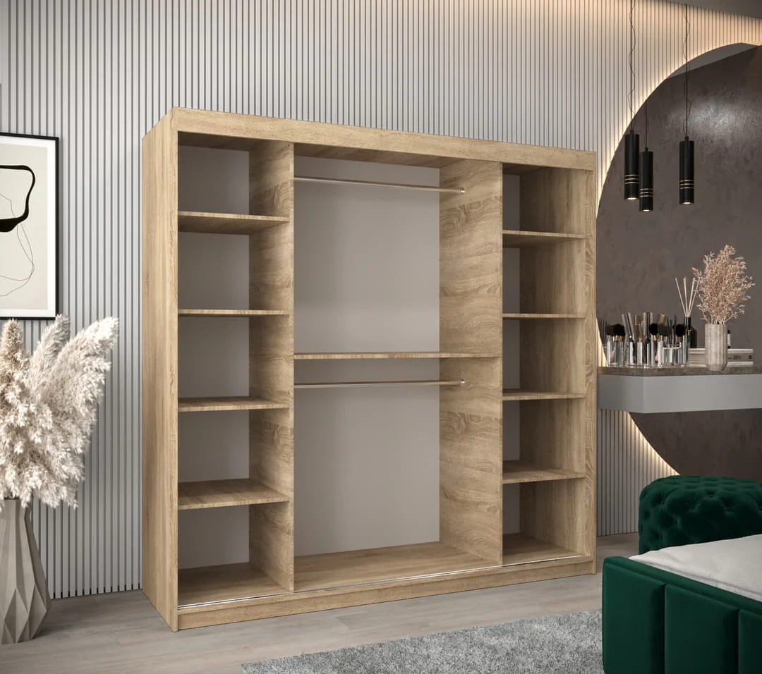 Tokyo III Sliding Door Wardrobe 200cm - Image 15