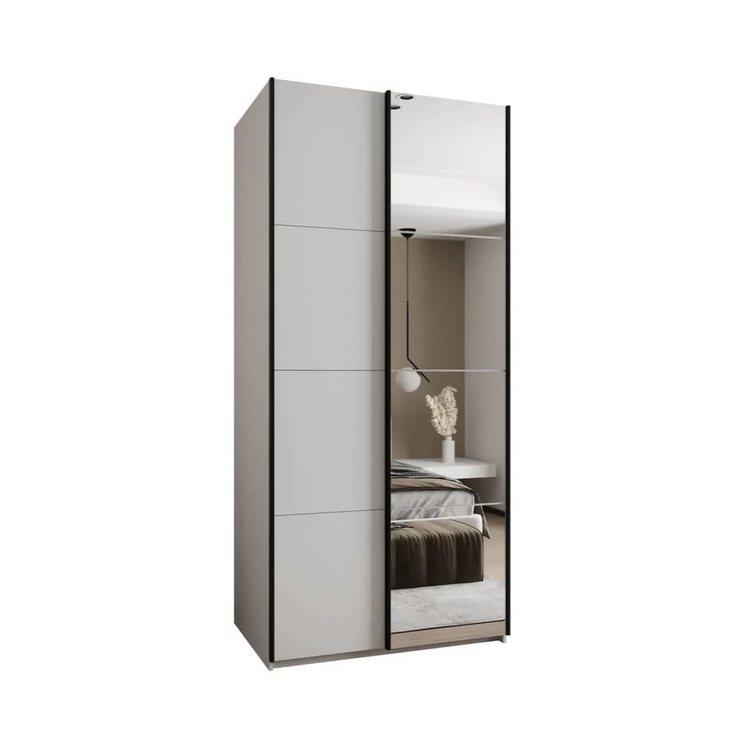 Trosa III Sliding Door Wardrobe 100cm - Image 7
