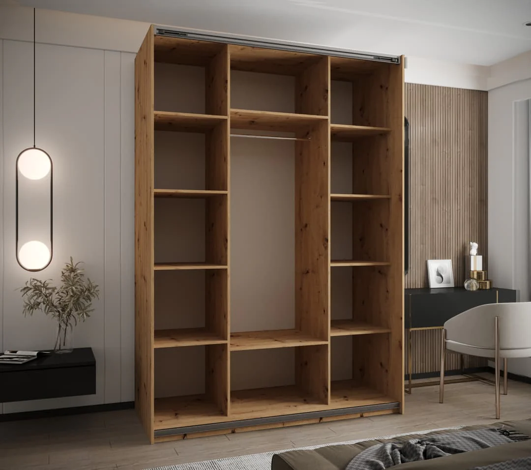 Trosa IV Sliding Door Wardrobe 170cm - Image 5